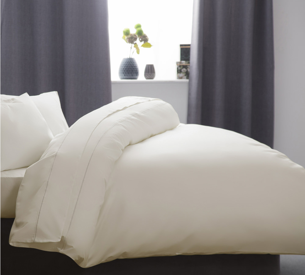 1000 Thread Count Ivory Duvet Cover